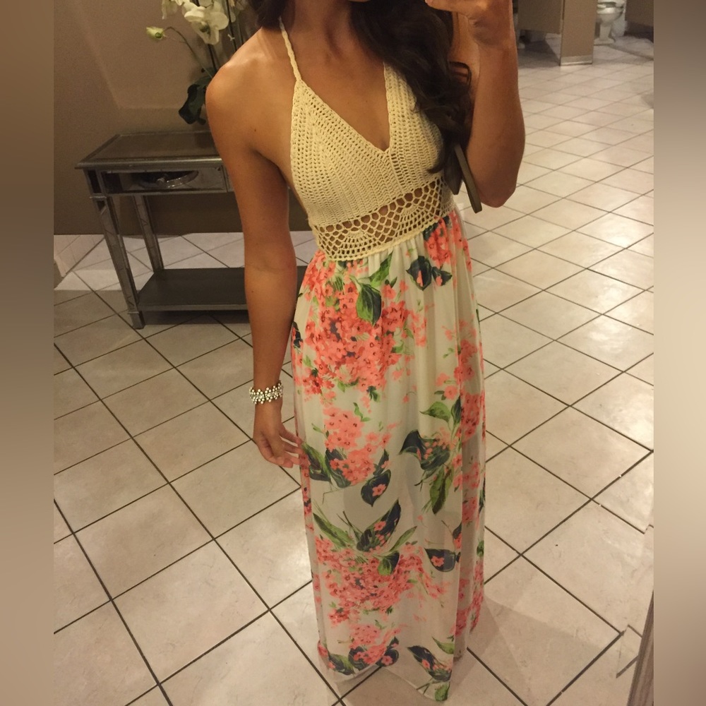 Floral maxi dress